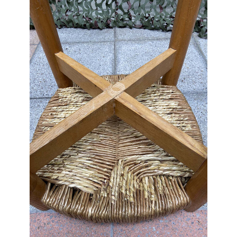 Vintage Meribel Charlotte Perriand 1948 stool