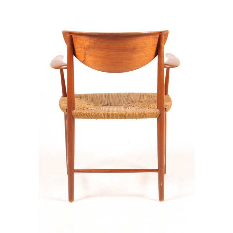 Set of four Scandinavian Søborg Furniture chairs in teak, P. HVIDT & O. MOLGAARD NIELSEN - 1950s