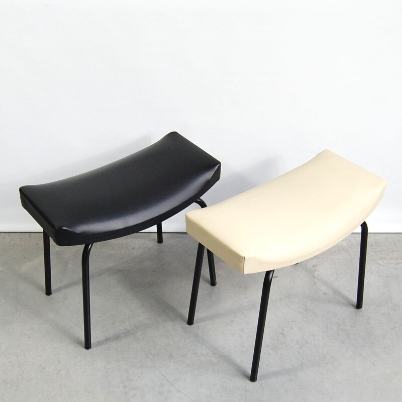 Pair of vintage 'Taureaux' footrests by Pierre Guariche for Meurop, 1960