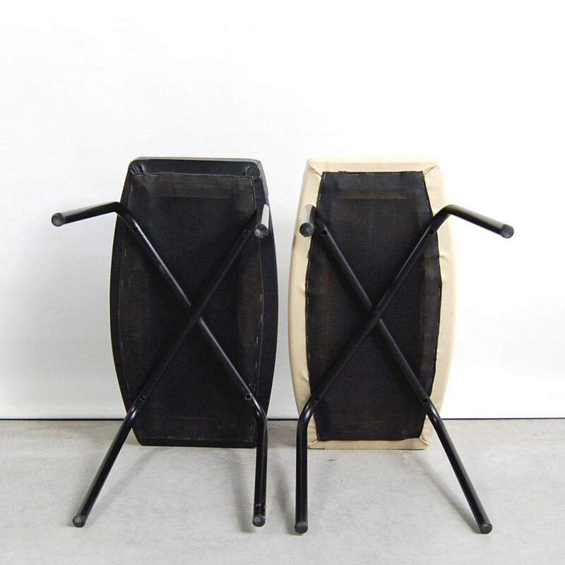 Pair of vintage 'Taureaux' footrests by Pierre Guariche for Meurop, 1960