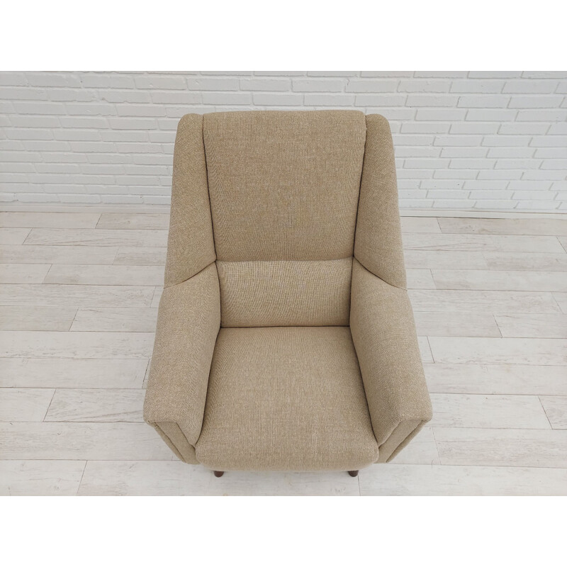 Vintage armchair, model 61 in Kvadrat wool, Kurt Østervig, Denmark 1970