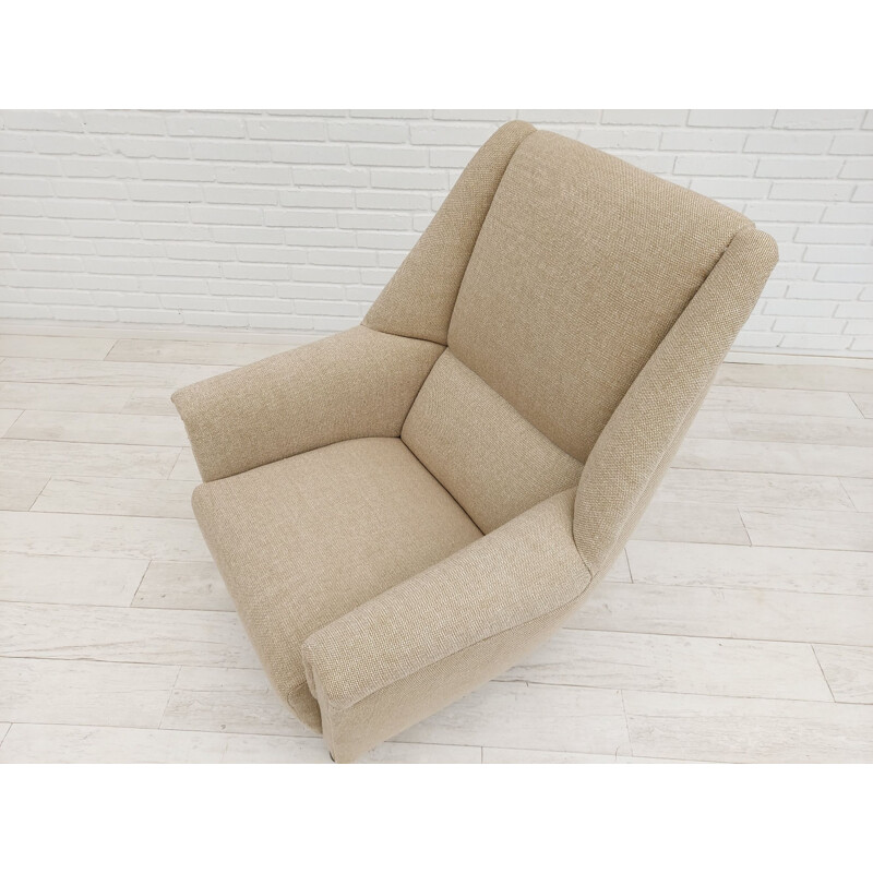 Vintage armchair, model 61 in Kvadrat wool, Kurt Østervig, Denmark 1970