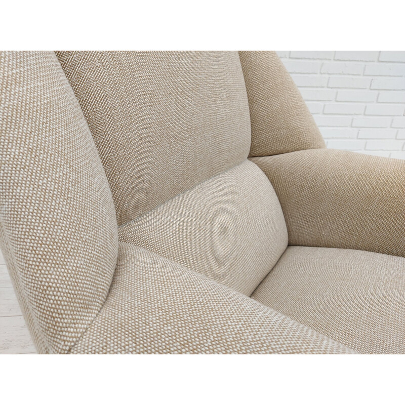 Vintage armchair, model 61 in Kvadrat wool, Kurt Østervig, Denmark 1970