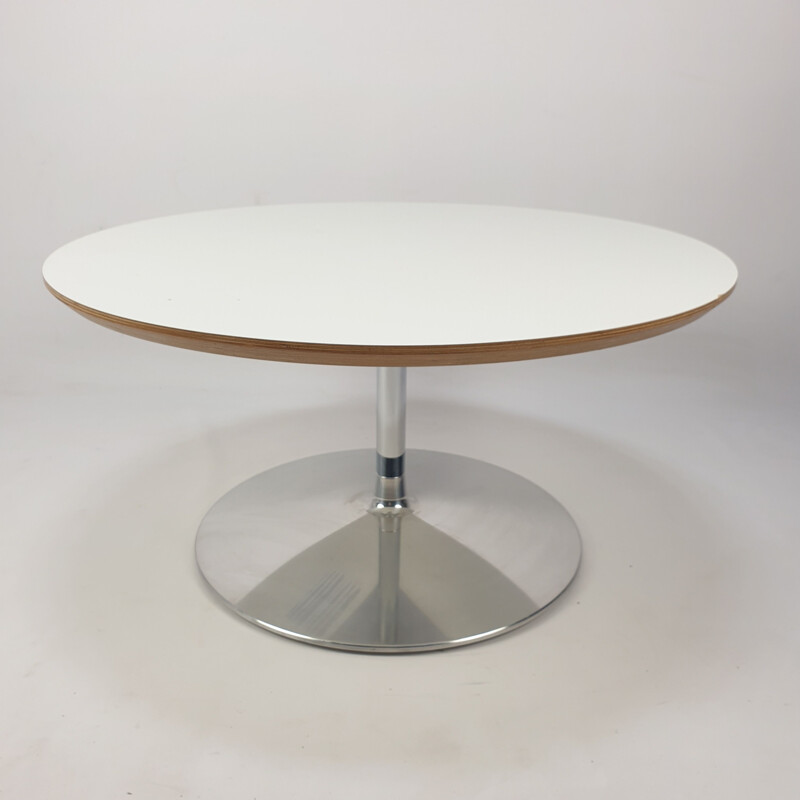 Vintage Round Coffee Table by Pierre Paulin for Artifort, 1990s