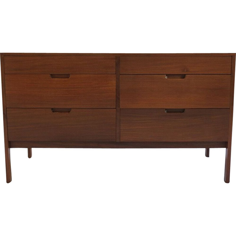 Vintage Afrormosia Chest of Drawers by Richard Hornby for Fyne Ladye 1960s