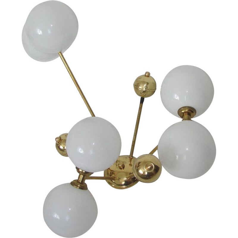 Vintage Stilnovo chandelier, 1960s