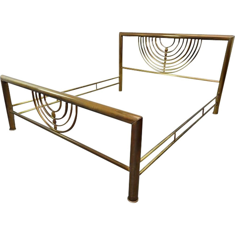 Vintage bed in Italian Brass