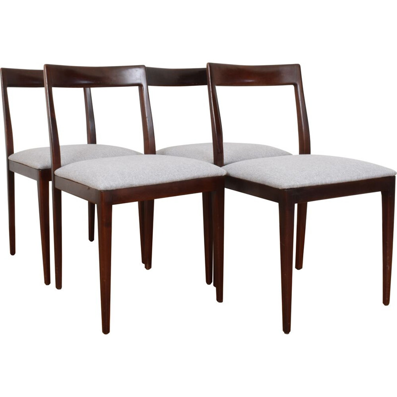 Set of 4 Mid-Century Dining Chairs from Lübke, 1960s