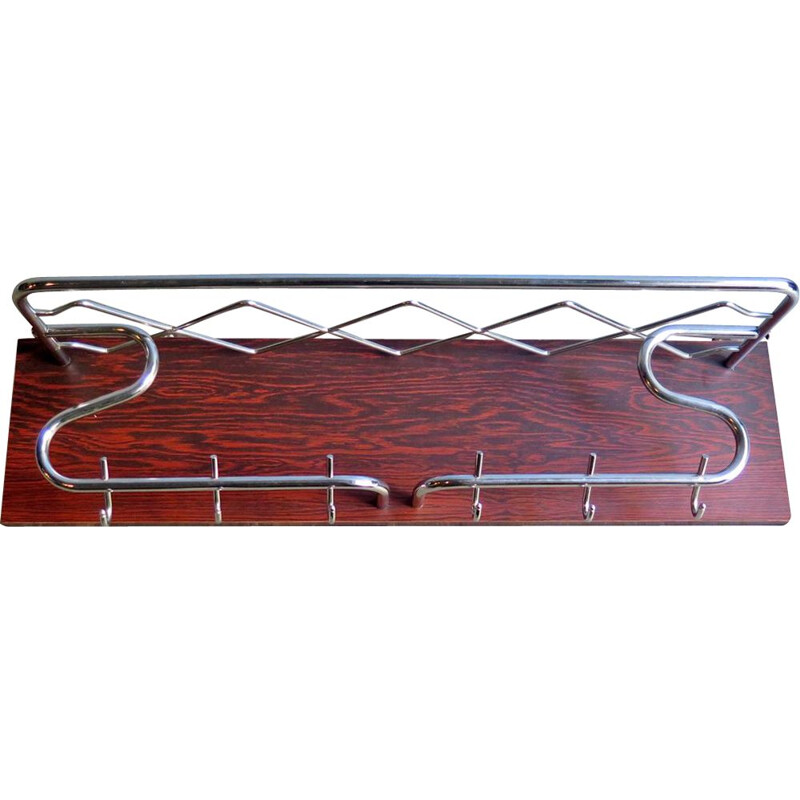 Vintage coat rack, Art Deco 1950s