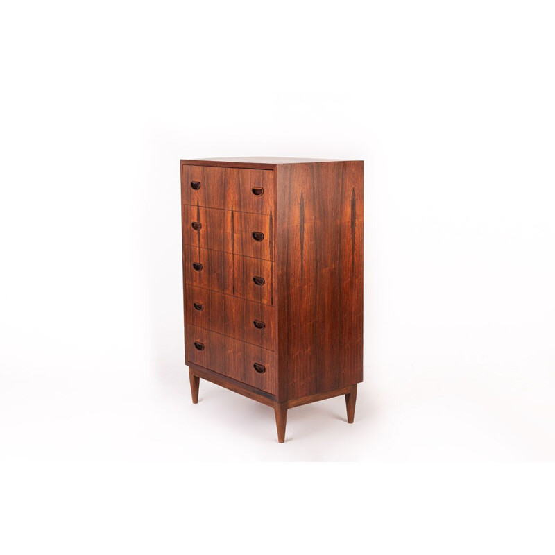 Vintage rosewood chest of drawers Danish 1960s
