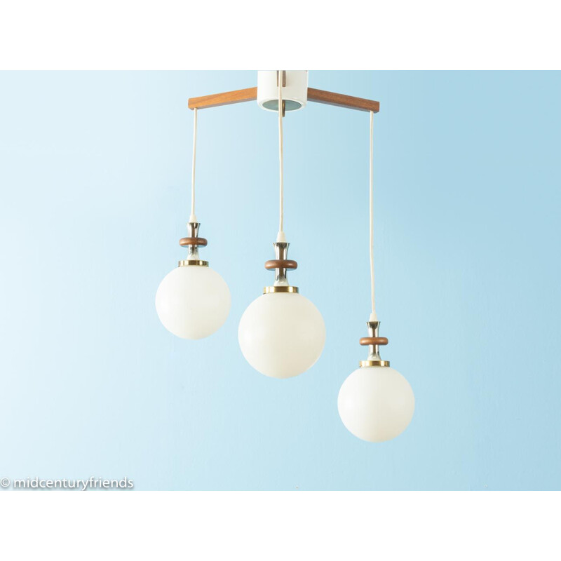 Vintage scandinavian chandelier 1960