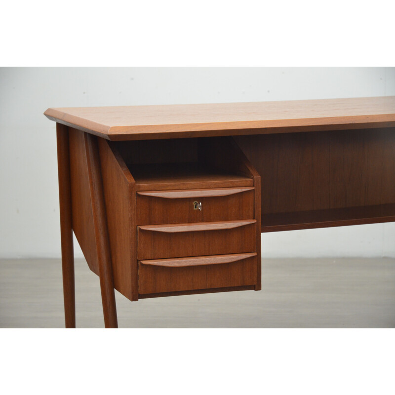 Mid Century Teak Desk by Tibergaard, 1960s