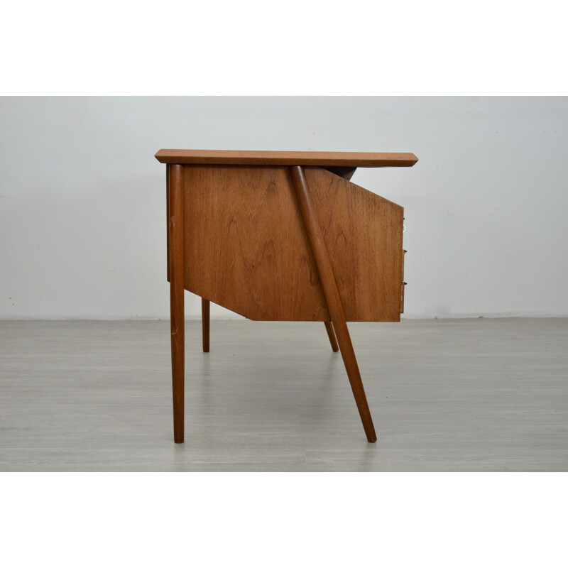 Mid Century Teak Desk by Tibergaard, 1960s