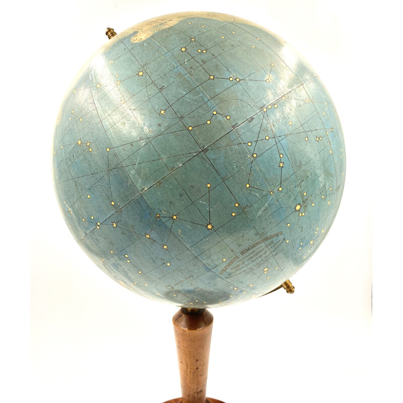 Vintage Celestial Globe, Prof. Johannes Riem, Columbus Verlag. Berlin 1930