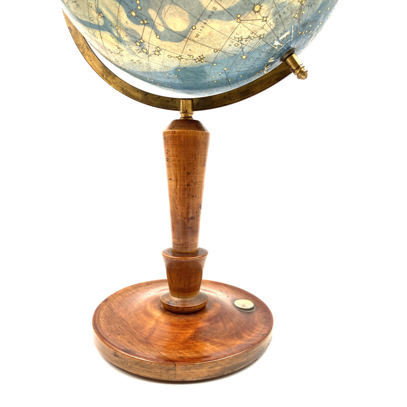 Vintage Celestial Globe, Prof. Johannes Riem, Columbus Verlag. Berlin 1930