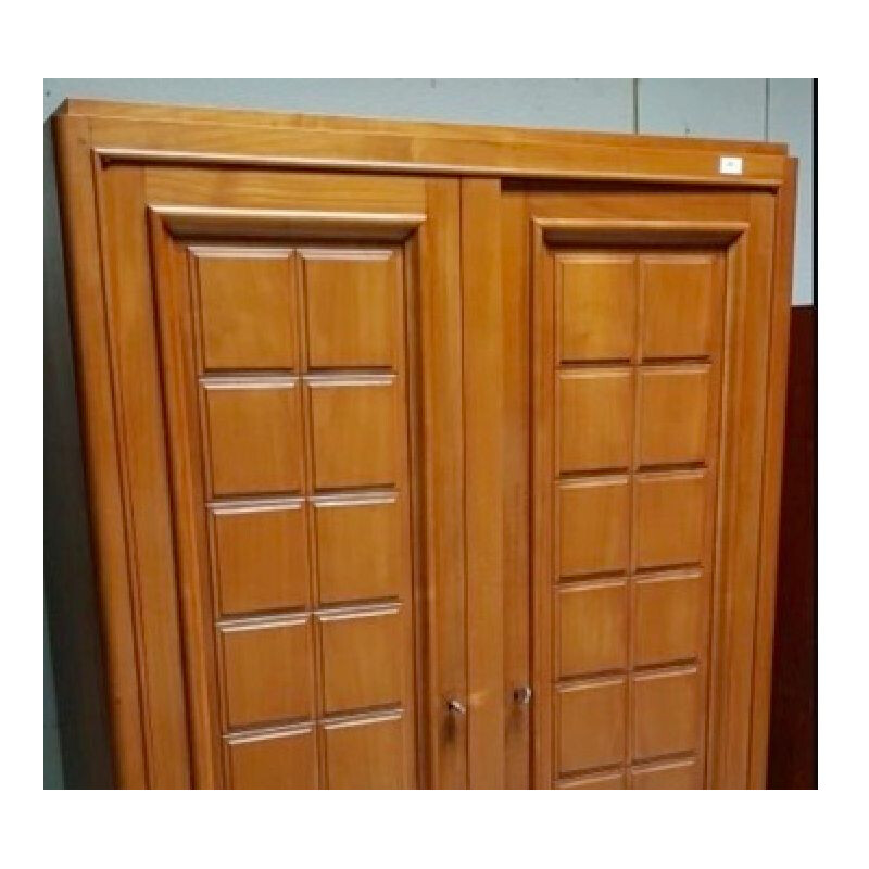 Vmintage armoire solid cherrywood  Marcel Gascoin 1950