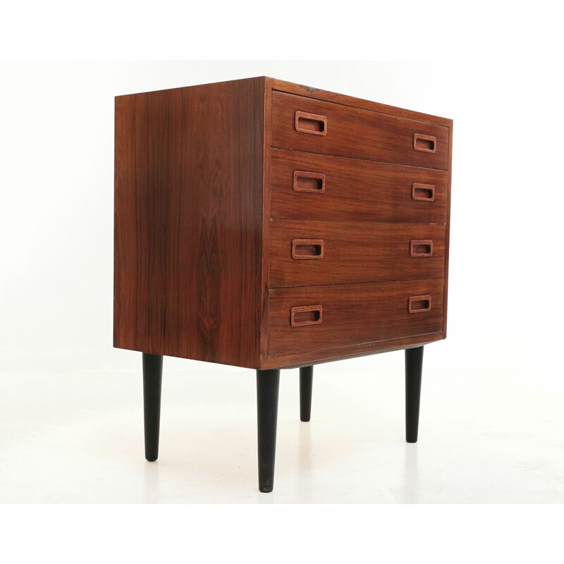 Vintage Hundevad Rosewood Chest of Drawers Danish 1970s