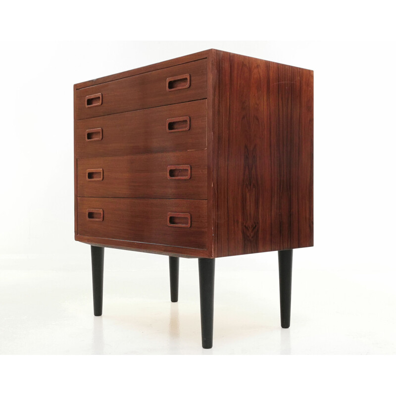 Vintage Hundevad Rosewood Chest of Drawers Danish 1970s