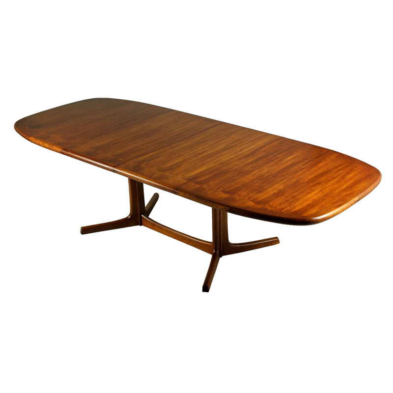Vintage Extendable Teak Dining Table by Dyrlund, 1970s