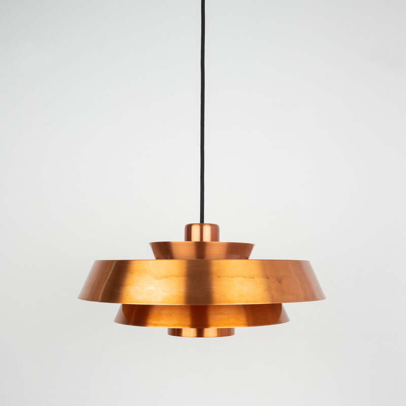 Vintage pendant lamp Nova by Jo Hammerborg, Fog og Mørup Danish  1963