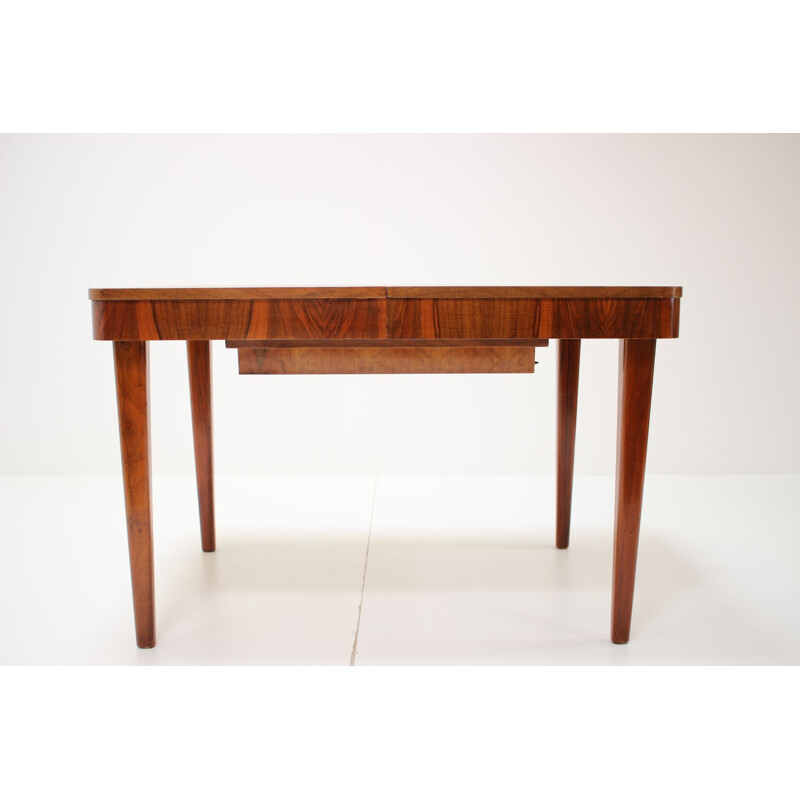 Vintage Extendable Dining Table by Jindrich Halabala Art Deco 1940s