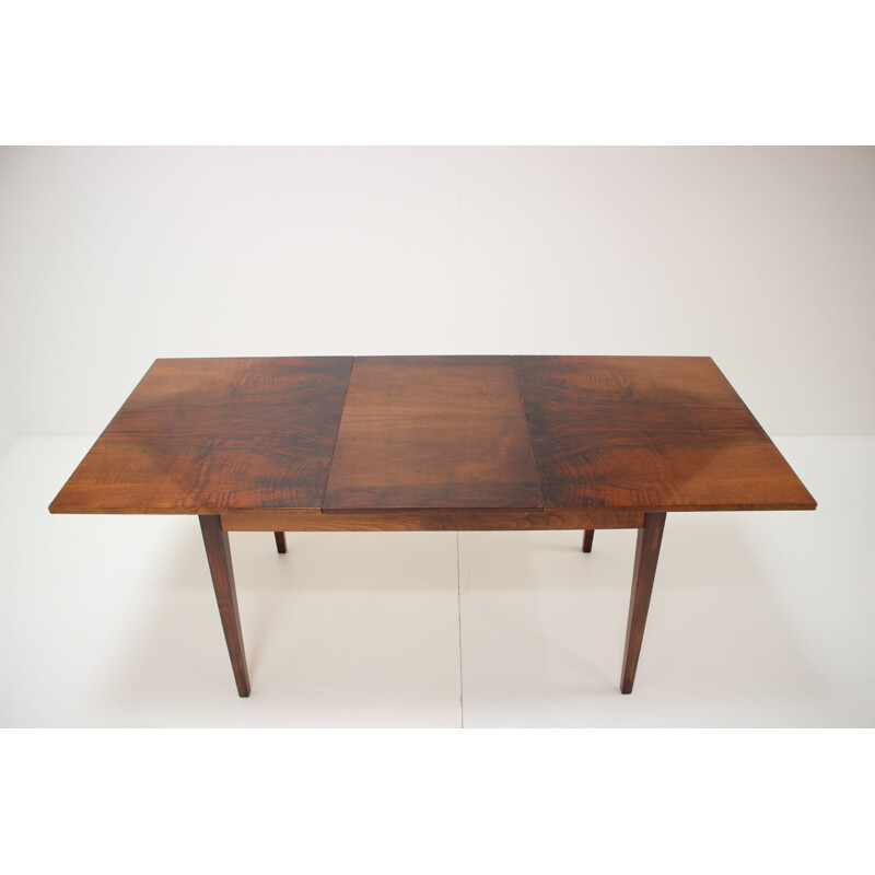 Mid-century extendable dining table, Czechoslovakia 1960