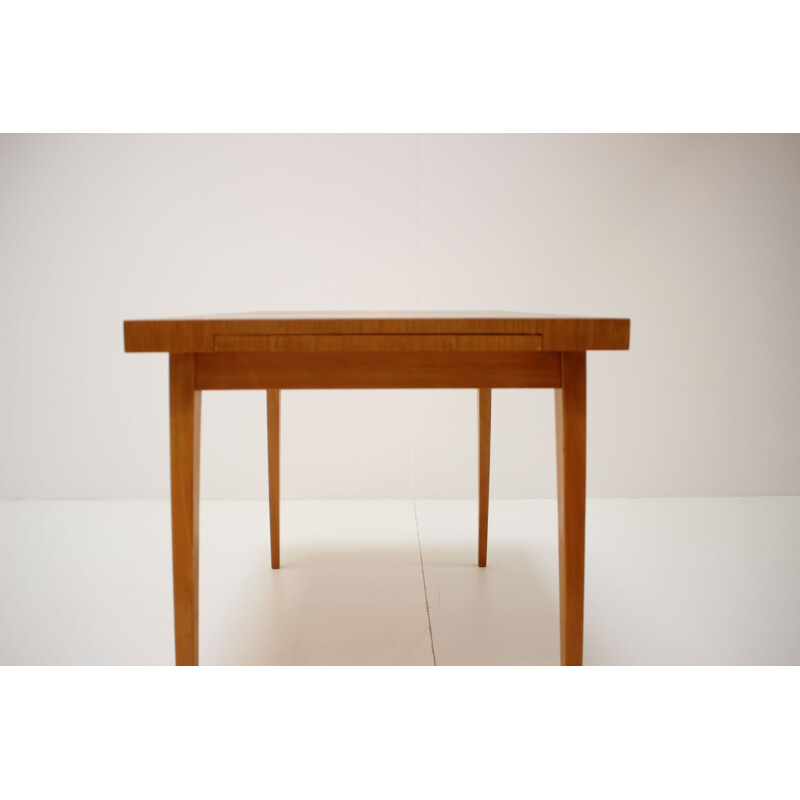 Mid-century extendable dining table, Czechoslovakia 1960