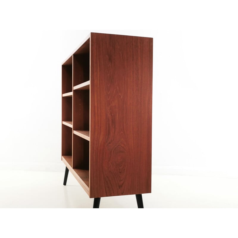 Mid Century Teak Bookcase Display Cabinet Danish 1970s
