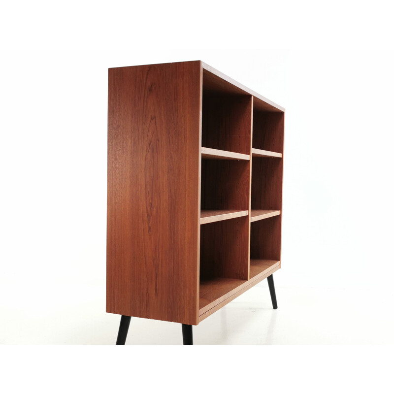 Mid Century Teak Bookcase Display Cabinet Danish 1970s