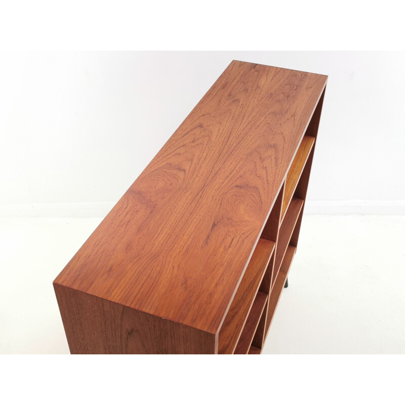 Mid Century Teak Bookcase Display Cabinet Danish 1970s