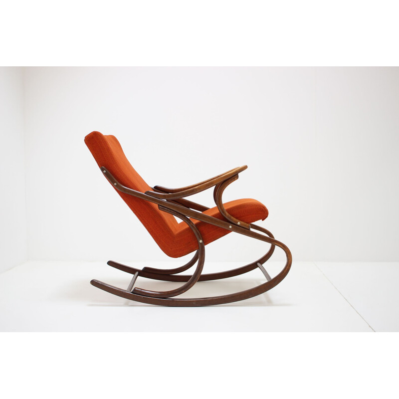 Vintage rocking chairs Czechoslovakia 1958