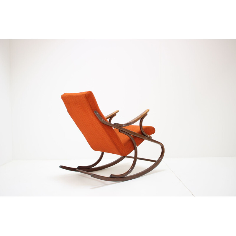 Vintage rocking chairs Czechoslovakia 1958