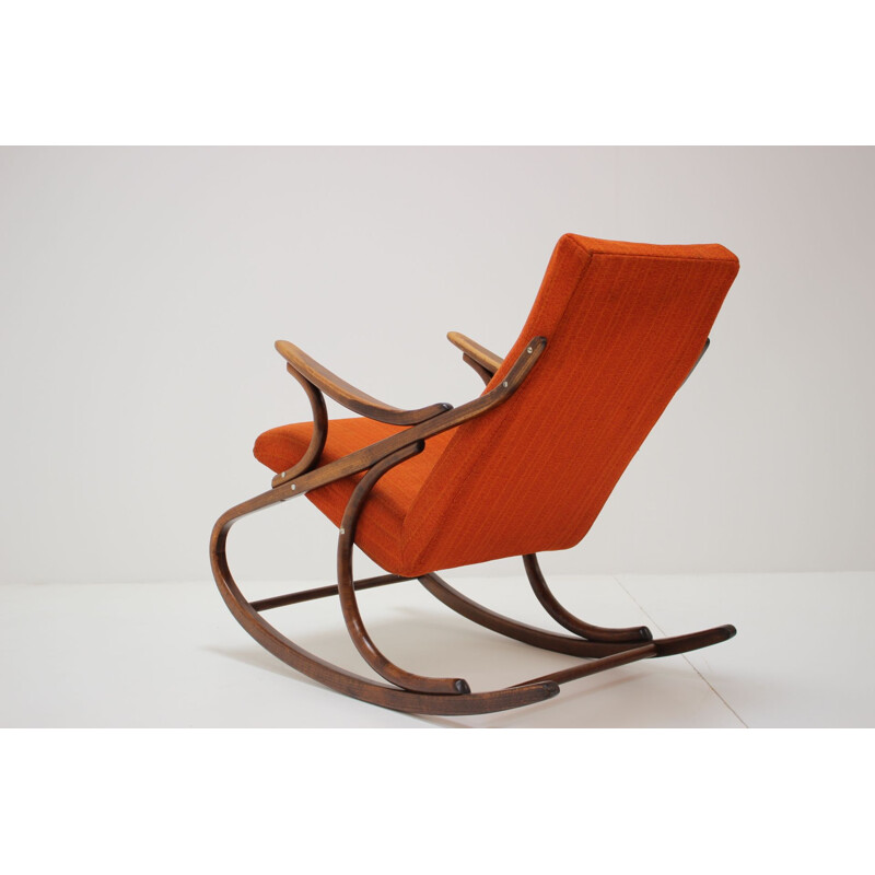 Vintage rocking chairs Czechoslovakia 1958