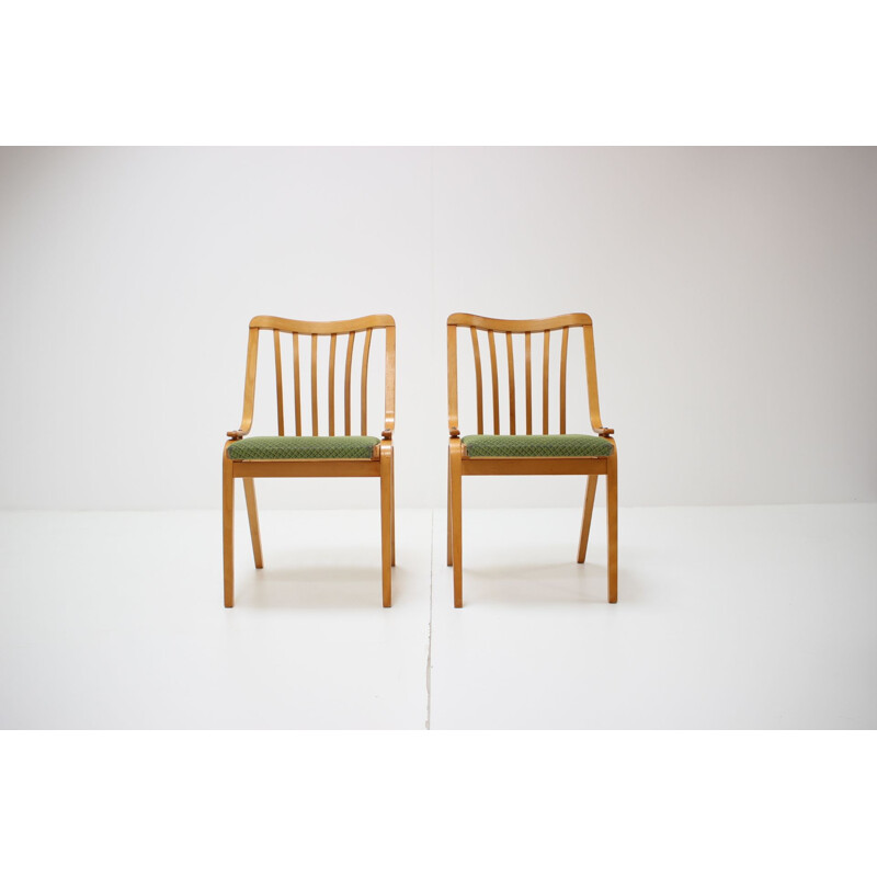 Pair of vintage dining chairs by Antonín Šuman, 1960s