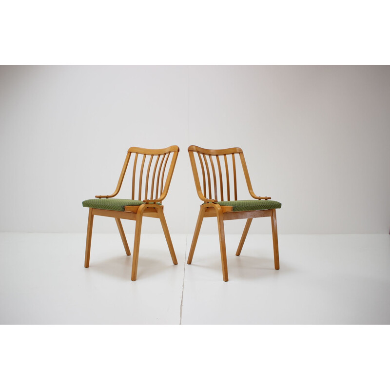 Pair of vintage dining chairs by Antonín Šuman, 1960s