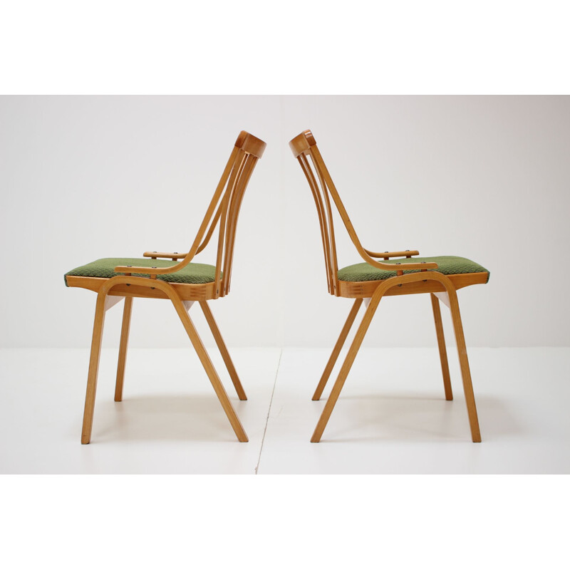 Pair of vintage dining chairs by Antonín Šuman, 1960s