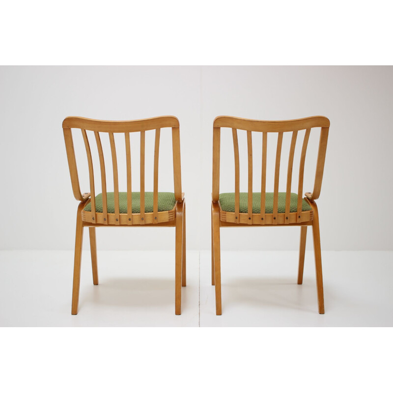 Paire de chaises vintage par Antonín Šuman 1960