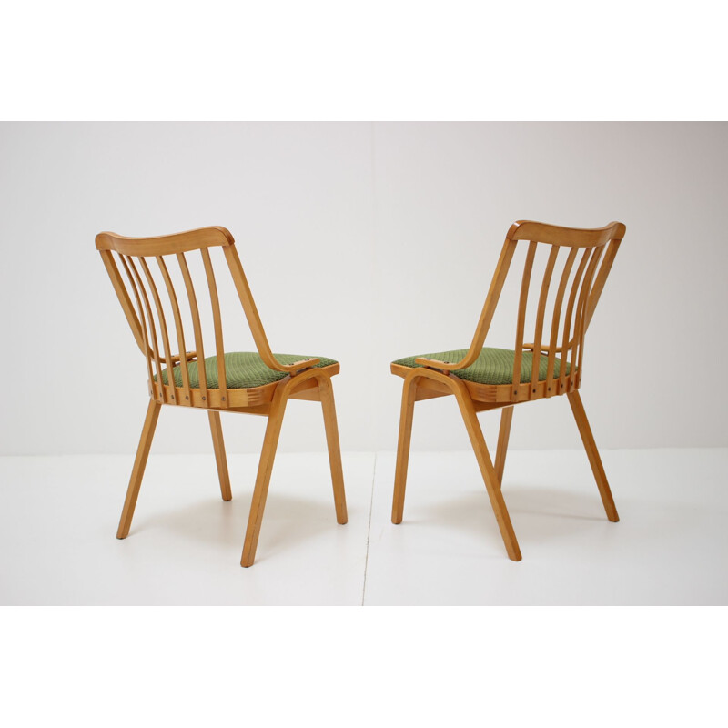 Paire de chaises vintage par Antonín Šuman 1960