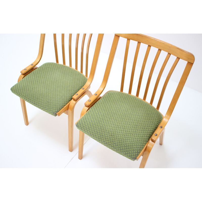 Paire de chaises vintage par Antonín Šuman 1960