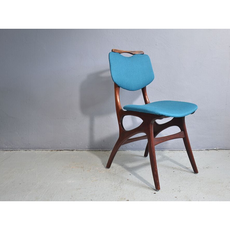 Silla de teca vintage Pynock 1960