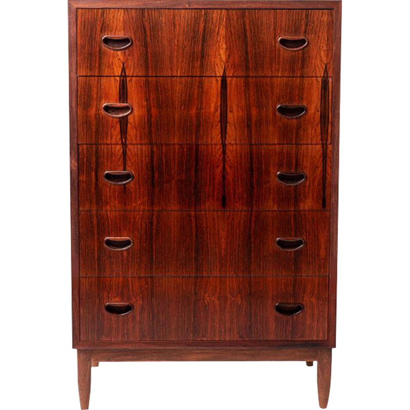 Vintage rosewood chest of drawers Danish 1960s