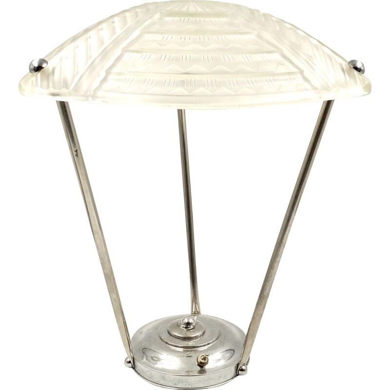 Lampe de table Vintage, NoverdyJean Noverdy Art Déco France 1930