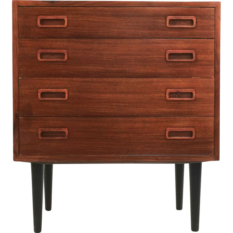 Vintage Hundevad Rosewood Chest of Drawers Danish 1970s