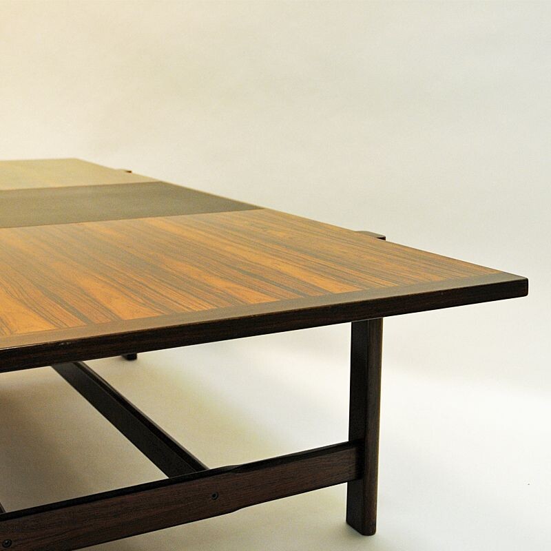 Vintage rosewood coffee table by Torbjørn Afdal for Bruksbo, Norway 1962