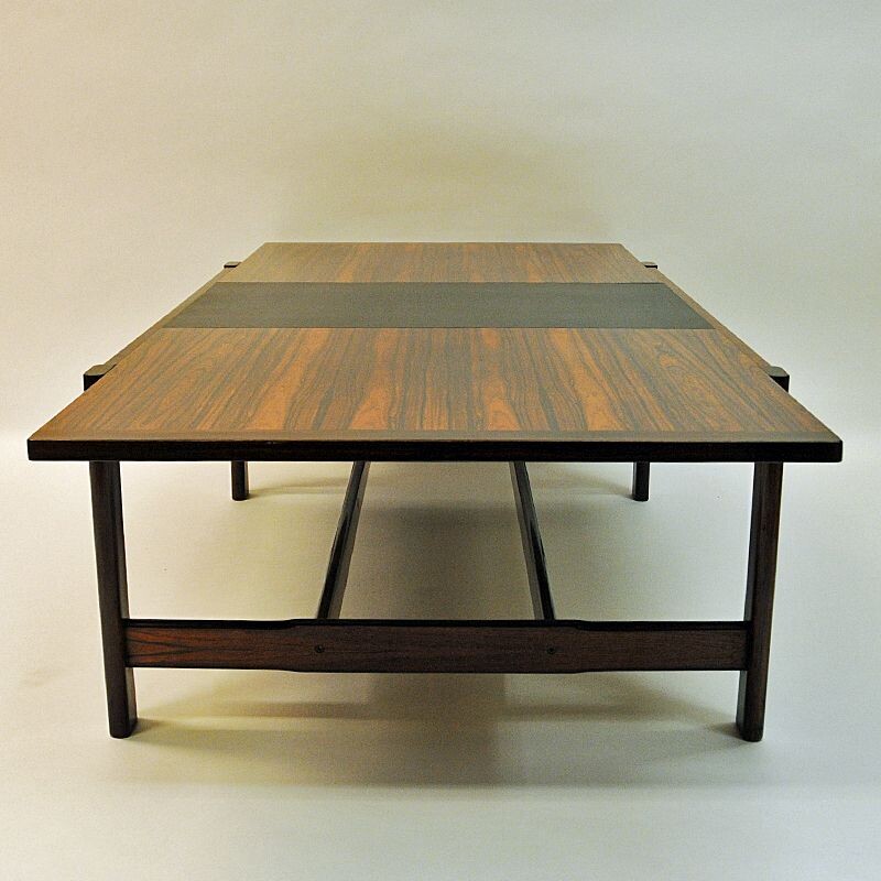 Mesa de café Vintage Rosewood por Torbjørn Afdal para Bruksbo, Noruega 1962