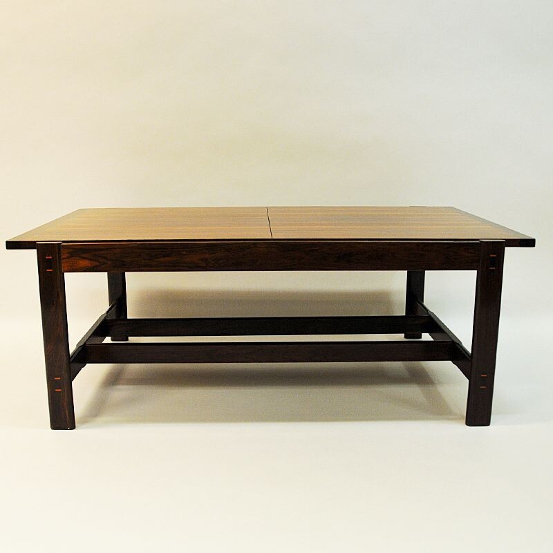 Vintage rosewood coffee table by Torbjørn Afdal for Bruksbo, Norway 1962