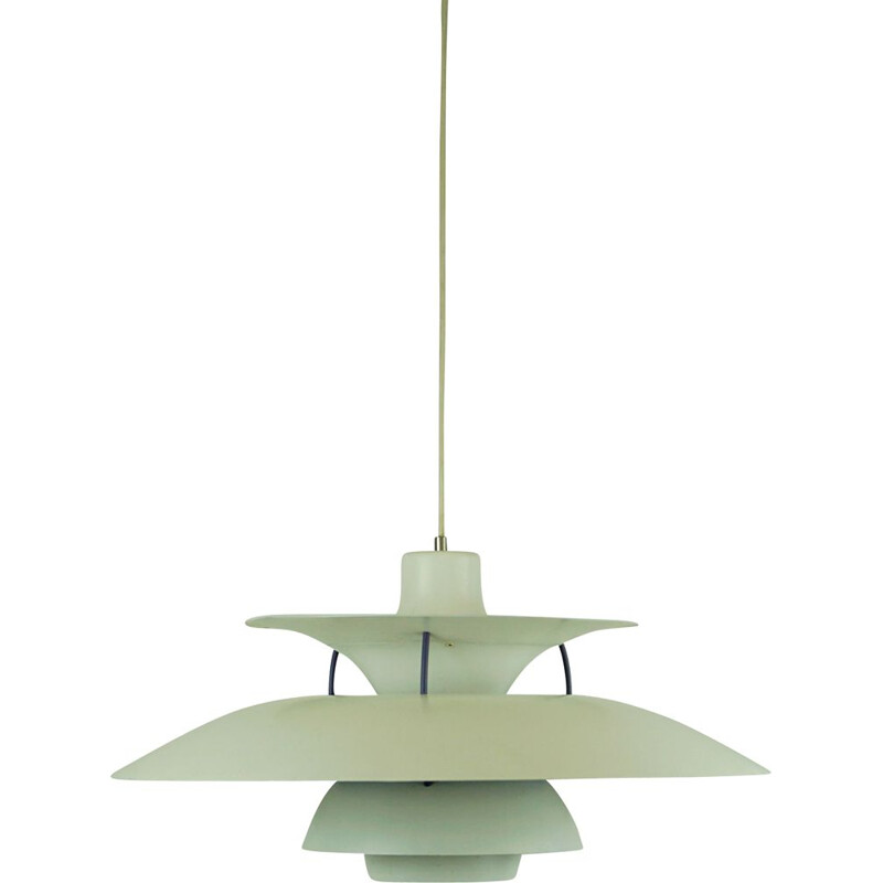 Vintage White  PH5 Pendant by Poul Henningsen for Louis Poulsen Scandinavian 1958