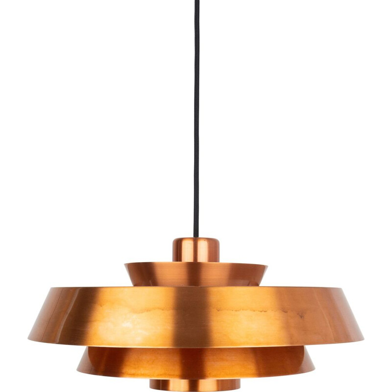 Vintage pendant lamp Nova by Jo Hammerborg, Fog og Mørup Danish  1963