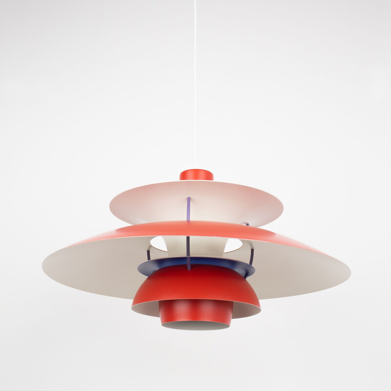 Mid-century pendant lamp PH 5 by Poul Henningsen, Louis Poulsen Danish 1958