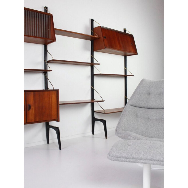 Vintage Modulair wall unit by Louis van Teeffelen for Wébé Holland 1958